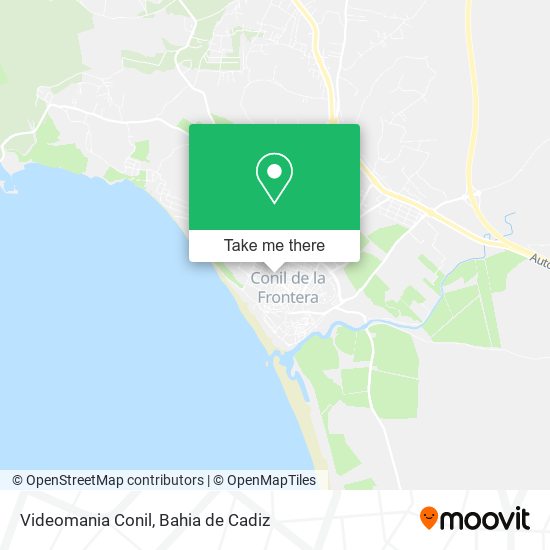 Videomania Conil map