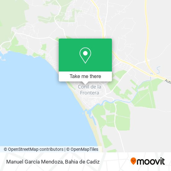 Manuel García Mendoza map
