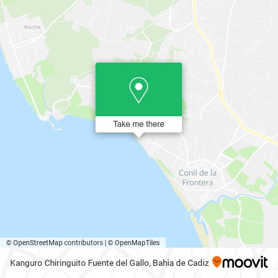 Kanguro Chiringuito Fuente del Gallo map