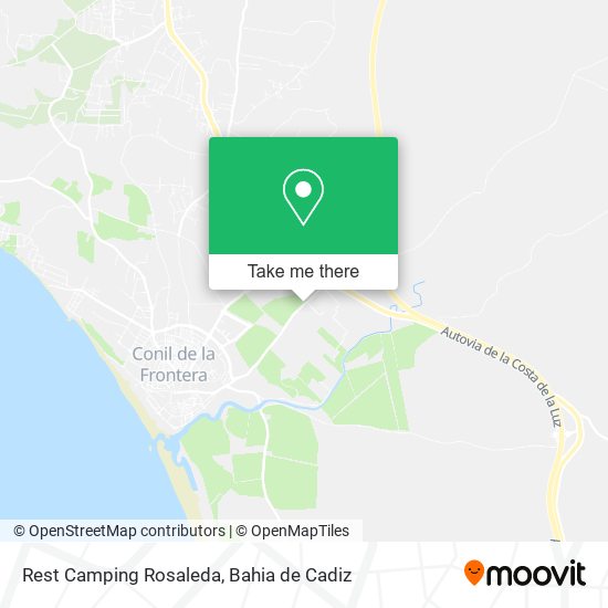 Rest Camping Rosaleda map