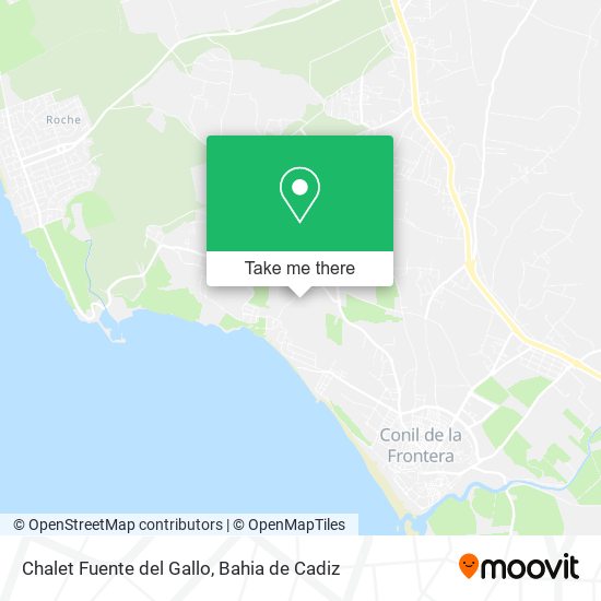 Chalet Fuente del Gallo map
