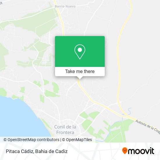 Pitaca Cádiz map