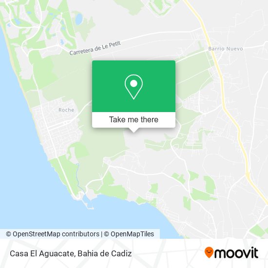 Casa El Aguacate map