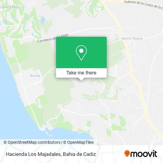 Hacienda Los Majadales map