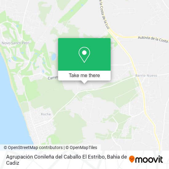 Agrupación Conileña del Caballo El Estribo map