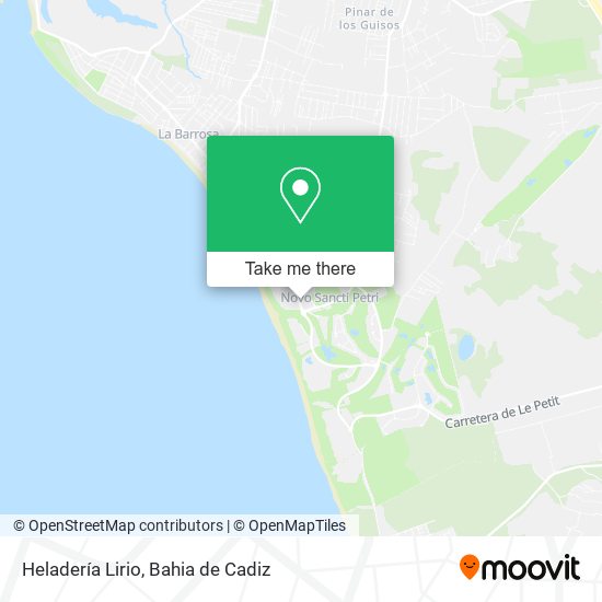 Heladería Lirio map