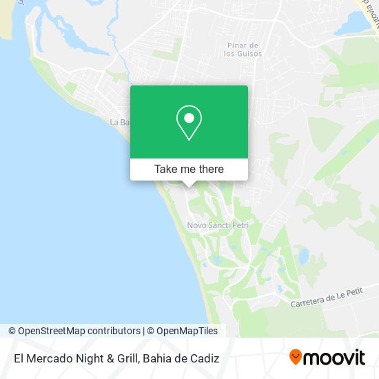 El Mercado Night & Grill map