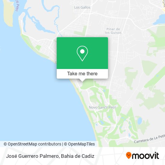 José Guerrero Palmero map