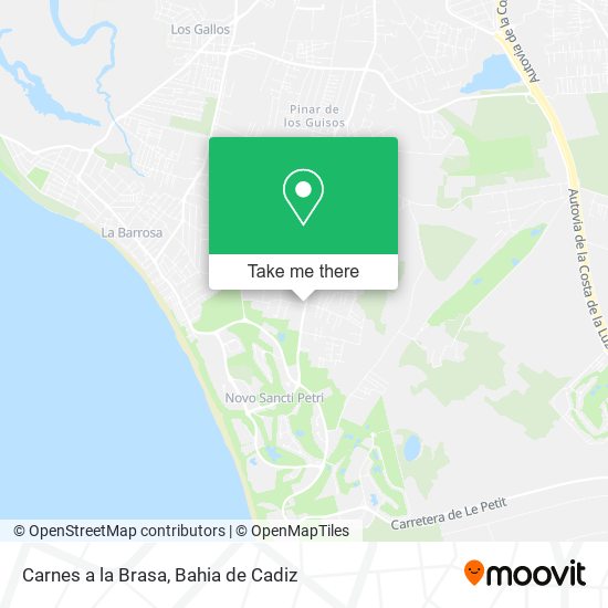 Carnes a la Brasa map