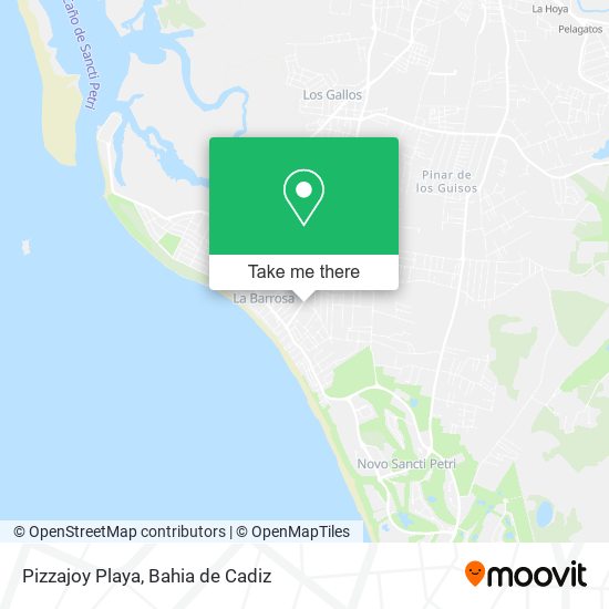 Pizzajoy Playa map