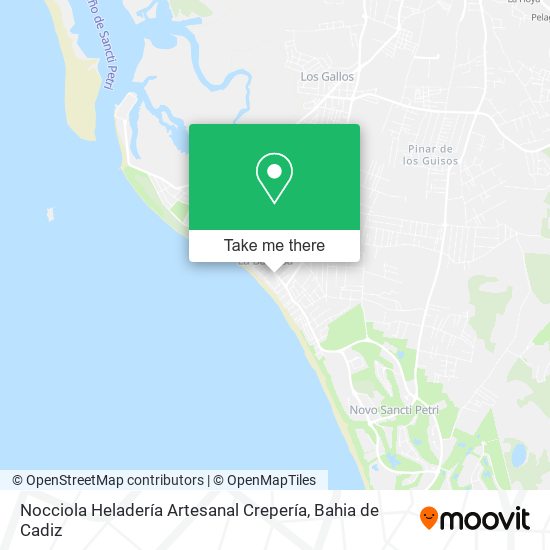 Nocciola Heladería Artesanal Crepería map
