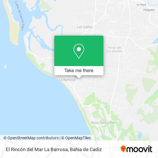 El Rincón del Mar La Barrosa map