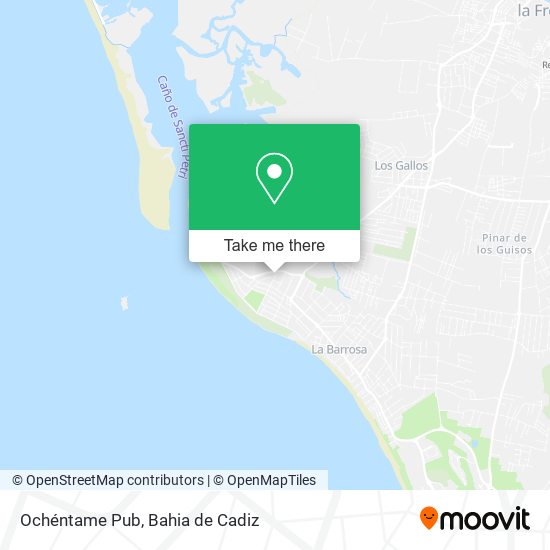 Ochéntame Pub map