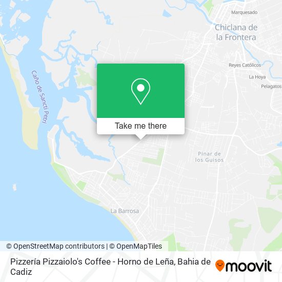 Pizzería Pizzaiolo's Coffee - Horno de Leña map