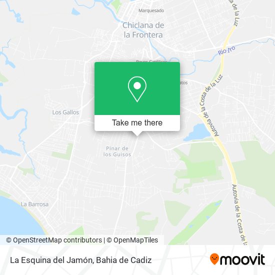 La Esquina del Jamón map