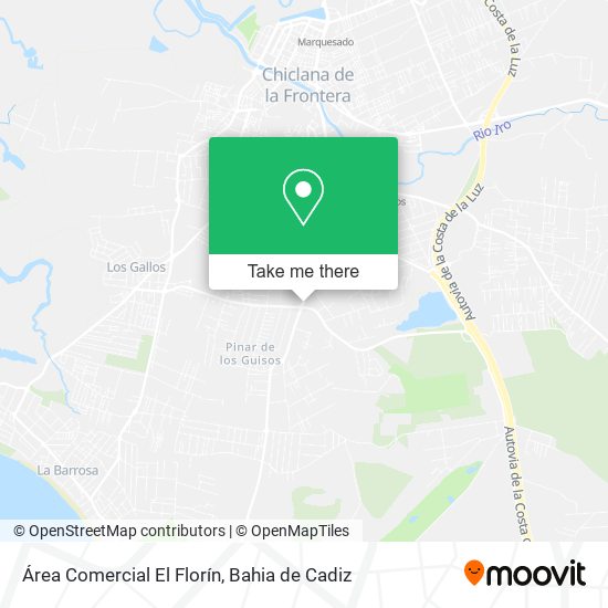 Área Comercial El Florín map