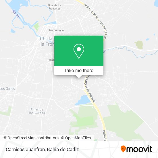 Cárnicas Juanfran map