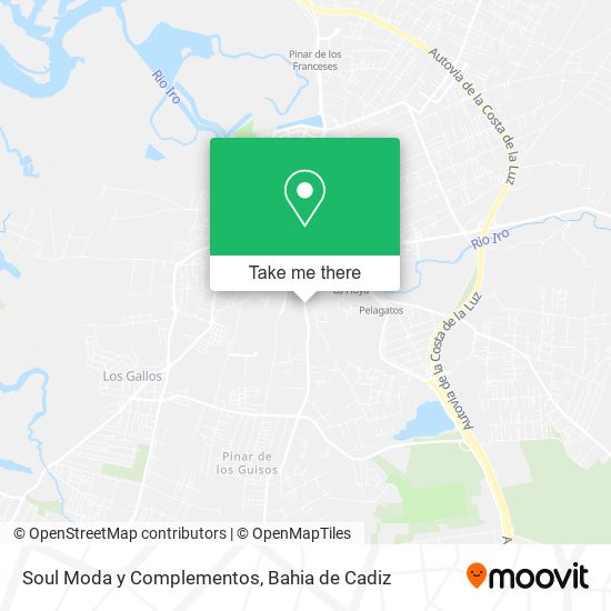 Soul Moda y Complementos map