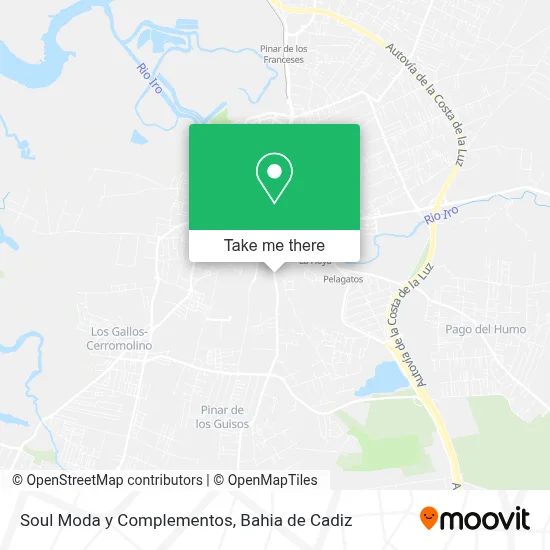 Soul Moda y Complementos map