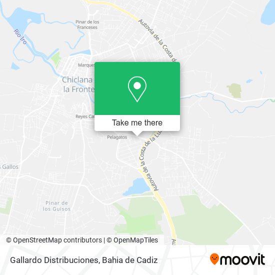 Gallardo Distribuciones map