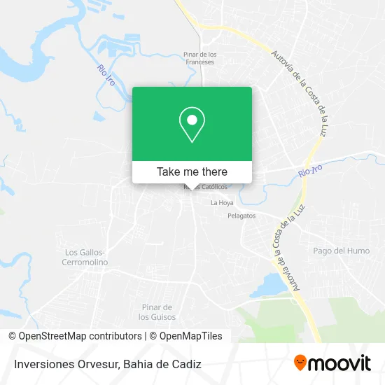Inversiones Orvesur map
