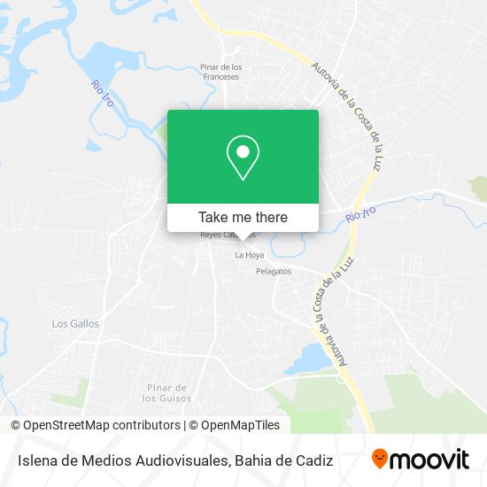 Islena de Medios Audiovisuales map