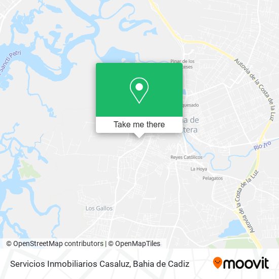 Servicios Inmobiliarios Casaluz map