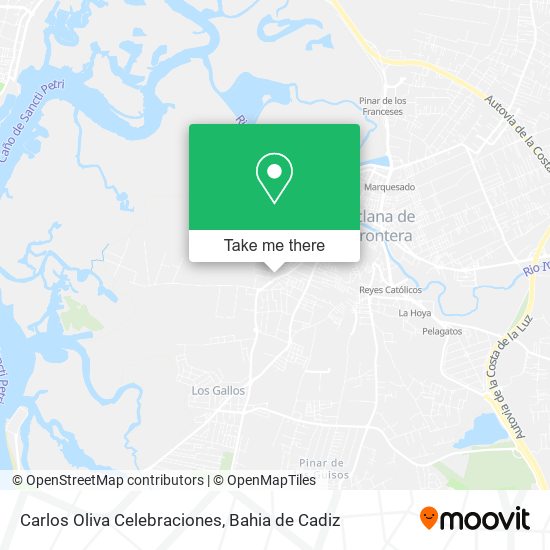 Carlos Oliva Celebraciones map