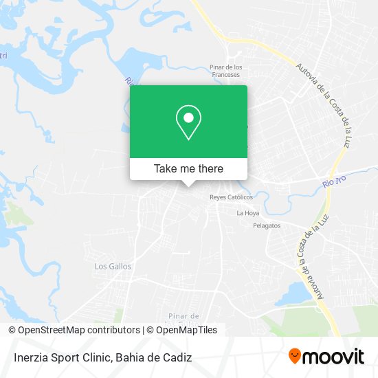 Inerzia Sport Clinic map