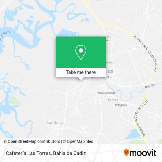 Cafetería Las Torres map
