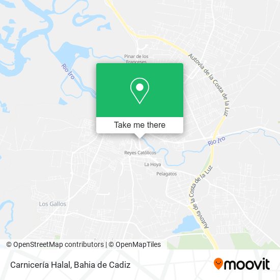 Carnicería Halal map