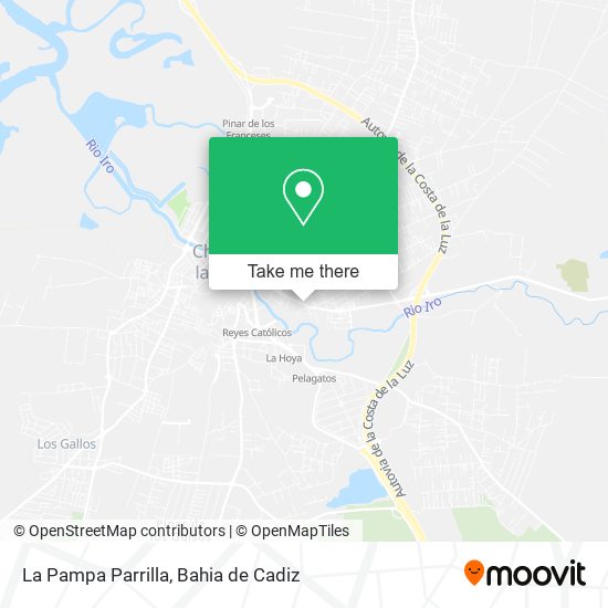 La Pampa Parrilla map