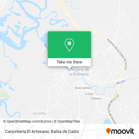 Carpintería El Artesano map