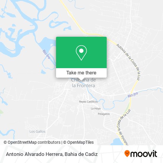 Antonio Alvarado Herrera map