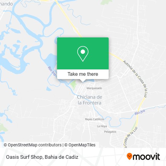 Oasis Surf Shop map