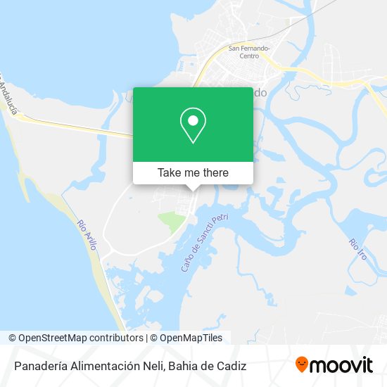 Panadería Alimentación Neli map