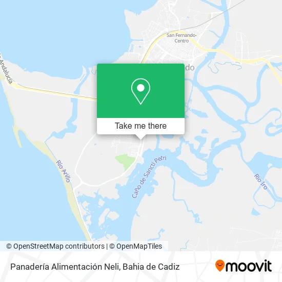 Panadería Alimentación Neli map