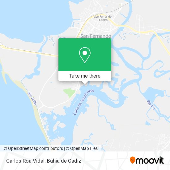 Carlos Roa Vidal map