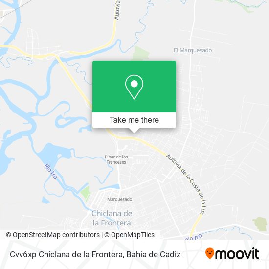 Cvv6xp Chiclana de la Frontera map