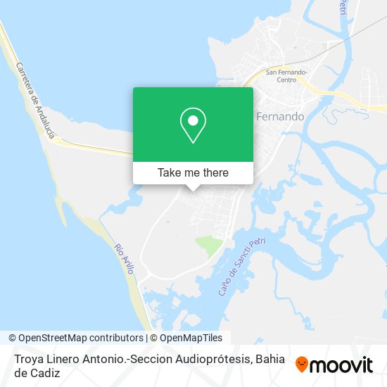 Troya Linero Antonio.-Seccion Audioprótesis map