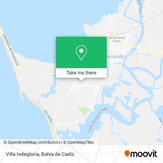 Villa Indegloria map