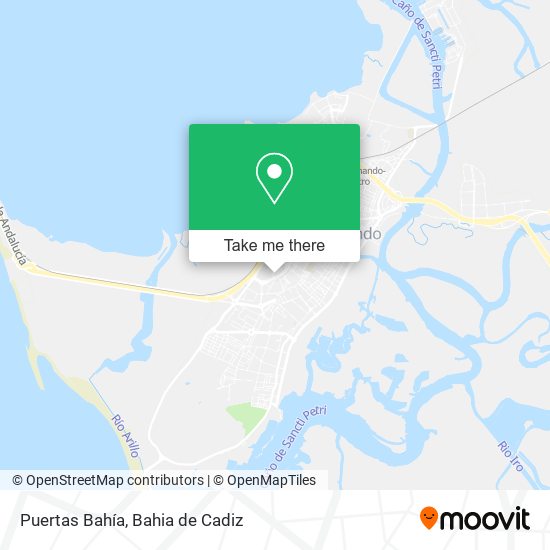 Puertas Bahía map