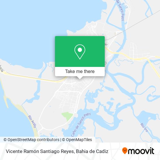Vicente Ramón Santiago Reyes map