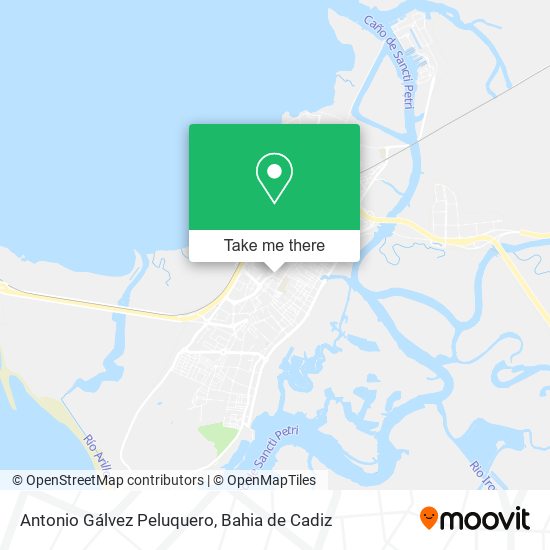 Antonio Gálvez Peluquero map