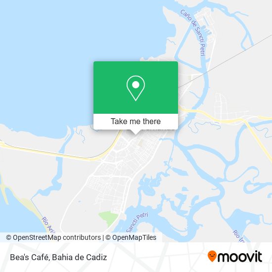Bea's Café map