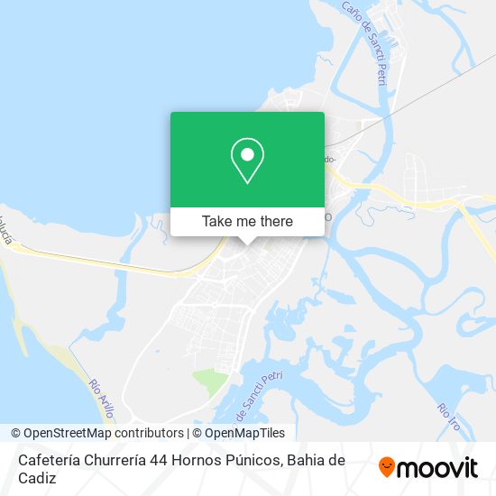 Cafetería Churrería 44 Hornos Púnicos map