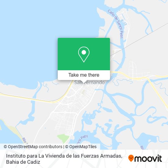 Instituto para La Vivienda de las Fuerzas Armadas map