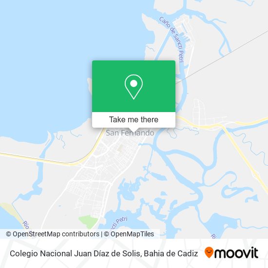 Colegio Nacional Juan Díaz de Solis map