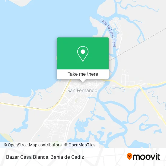 Bazar Casa Blanca map