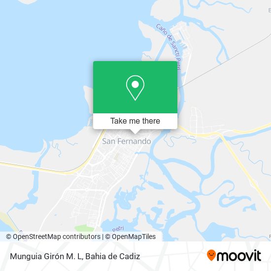 Munguia Girón M. L map